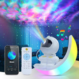 Astronaut Galaxy Projector - ASTRAEA Star Projector with Built-in Speaker, LED Night Light for Kids Bedroom with Timer and Remote