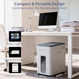 Heavy Duty Paper Shredder: 400-Sheet Auto Feed P5 Micro-Cut Document Credit Card Shredding