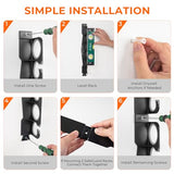 KastKing SafeGuard Fishing Rod Holder for Garage, Wall or Ceiling Mounted Fishing Rod Rack Storage Organizer, Fishing Pole Holder Holds 12 Rods or Combos in Less Than 36 Inches