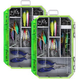 Ghosthorn Fishing Tackle Box, Waterproof 3600 and 3700 Tackle Trays, Plastic Tackle Box Organizer with Removable Dividers, Storage Lure Box and Terminal Tackle Storage