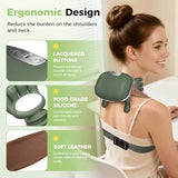 altoance 2026 Upgrade Edition 4D Neck and Shoulder Heat Massager, Wireless Portable Neck Massager, Relieves Muscle Pain, Simulates Deep Tissue Massage of Human Hand, Ideal Gift.（Emerald Green）