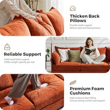 Oversized Modular Sectional Sofa, Large 9 Seater L Shaped Couch with Storage Ottoman with Reversible Chaise Deep Seat for Living Room