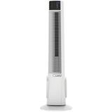 Lasko Oscillating Tower Fan with Remote Control - Tower Fan for Bedroom & Office, 4 Quiet Speeds, 38" White, T38400