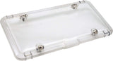 Luxe Shield, Premium Clear License Plate Cover incl Stainless Steel Screws | Durable and Weatherproof Clear License Plate Protector | One-of-a-Kind Design | Proudly Made in the USA