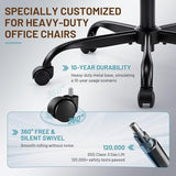 Hayelf Ergonomic Office Chair, PU Leather High Back Executive Chair