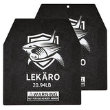 Weighted Vest Plates 9.8"x11" Steel Weight Plates for Vests – 5.51/8.81/15.43/20.94 LB Pairs – Rust-Proof Powder Coated Workout Inserts