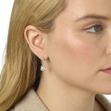 1/2 to 4 Carat Lab Grown Diamond Round Dangle Drop Earrings for Women