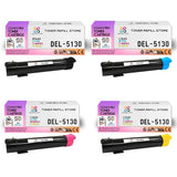 Toner Refill Store Compatible Toner Cartridge Replacement for Dell 330-5846 330-5850 330-5843 330-5852 Works with Dell