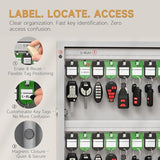 72-Key Smart Key Lock Box Wall Mount – Commercial Key Cabinet with App, Keypad, Bluetooth & WiFi Unlock (Sold Separately