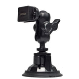 UAYESOK Heavy Duty Handheld Radio Car Mount, Speaker Mic Vehicle Holder (Vacuum Suction Cup, Windshield Dashboard Mounting) For HT, Walkie talkie, Scanner