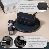 Status Between 3ANC Onyx True Active Noise Cancelling Wireless Earbuds - Black iPhone & Android ANC in Ear Buds