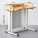 le Laptop Stand with 4 Wheels Metal Podium for Church School Office Modern Speaker Table Portable Presentat Desk Conference Use
