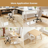Tempered Glass Chair mat for Carpet, Office Chair Mat with Round Corner, Desk Chair Mat for Carpet