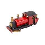 MechPuConToy Metal Steam Locomotive Train Model, 1/50 HO Scale Live Steam Locomotive Model with Oscillating Steam Engine (Track Not Included)