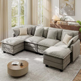Ihanherry 107" Modular Sectional Cloud Sofa