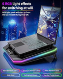 RGB Laptop Cooling Pad for 13-19 Inch, Max 3500RPM Gaming Laptop Cooler
