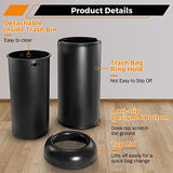 Commercial Trash Can 16.5 Gallon Open Top Outdoor Indoor Garbage Enclosure Inner with Lid Inside Barrel
