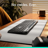 Logitech Signature Slim Solar+ Wireless Bluetooth Keyboard K980, Solar and Artificial Light Powered