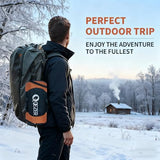 QEZER Down Sleeping Bag for Adults 600 Fill Power, Cold Weather Compact Ultralight All Seasons Sleeping Bag for Backpacking, Camping, Hiking
