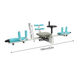 HinLIaDa Leg Stretcher, 330.7lbs Heavy Duty Split Machine for Leg Stretching, Flexibility Stretching Equipment, Leg Stretching Training Machine for Home, Gym, Ballet, Yoga, Dance, Martial Arts (Cyan) HinLIaDa
