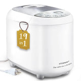 KITCHENARM 19-in-1 HANDY Bread Machine with Homemade Cycle and Gluten Free Setting - Beginner Friendly 2LB 1.5LB 1LB White Bread Maker Machine with Recipes and Delay Timer