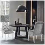 AODCHR Upholstered Velvet Accent Dining Chair, Elegant Tufted Dining Room
