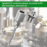 AORRZER Grease Gun Needle Tip & Grease Gun Coupler Set,Upgrade Narrow Needle Dispenser for Grease Gun, Grease Zerk Fittings Compatible with All Grease Guns 1/8" NPT Threads
