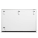 Techomey Chest Freezer 18 Cu Ft, Deep Freezer with 7 Level Adjustable Thermostat, Large Capacity Chest Freezer for Garage, Basement, Restaurants, White