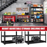 Set of 3 Garage Shelving-2500 lbs 5 Tier Storage Shelves