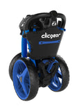 Clicgear Model 4.0 Golf Push Cart, 3-Wheel Foldable Walking Golf Cart (Blue) Clicgear