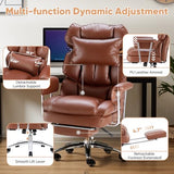 Sweetcrispy Executive Home Office Desk Chair - Ergonomic Big Tall High Back