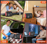ENOFLO Portable Power Station 300W, 228Wh Solar Generator with 110V Pure Sine Wave AC Outlet, Backup Lithium Battery Generator for CPAP Outdoor RV Camping Emergency Home Use