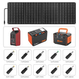 Takki 450W Peak Solar Generator 277Wh Portable Power Station with Solar Panels 40W Included 110V Pure Sine Wave AC Outlet DC USB Ports for Camping CPAP Emergency Tent Outdoor