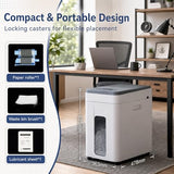 Kitnery Heavy Duty Paper Shredder 400-Sheet Auto Feed P5 Micro Cut