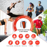INDEPANDIA Wrist Ankle Weights for Women & Men, 4lbs Adjustable Weighted Bangles to Boost Calorie Burn & Strength, Arm & Leg Weights, White & Red