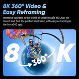 Insta360 X4 Standard Bundle - Waterproof 8K 360 Action Camera