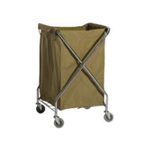 Stainless Steel Housekeeping Cart - Hotel Room Service Trolley, Cleaning Trolley, Durable Cloth Trolley, Efficient Work Cart for Hotels & Restaurants