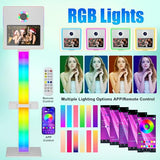 Mirror Photo Booth 15.6" with Camera and Printer,Selfie DSLR Mirror Photo Booth