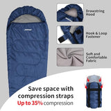 JAICOM Cold Weather Mummy Sleeping Bag 15°F Extreme 3-4 Season Sleeping Bag for Adults - 0 Degree Winter Sleeping Bag, Machine Washable for Hiking Backpacking & Outdoor Activities
