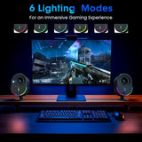 Computer Speakers, littoak Bluetooth PC Speakers, AC Powered Gaming Speaker with 3 EQ Modes