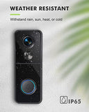 Doorbell Camera Wireless with Chime, Video Doorbell - No Subscription, Voice Changer