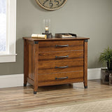 Sauder Carson Forge 2 Drawer Lateral File Cabinet, Rustic Vintage Style Filing Drawers
