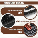 Office Chair Mat for Carpet, 2.2 mm Thick Clear Desk Chair Mat with Non-Slip Grips, Large Floor Protector for Low