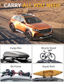 Tuyoung 300lbs Roof Racks Cross Bars Fit for Mazda CX50 CX-50 Hybrid 2023 2024 2025 2026 with Flush Side Rails, Lockable Heavy Duty Aluminum Crossbar Roof Rail Cargo Carrier Rooftop Black Accessories