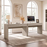 SICOTAS Office Computer Desk with 4 Drawers Modern Executive Writing Desk