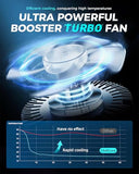 ChillCore RGB Gaming Laptop Cooling Pad with 5.5" Turbo Fan, Rapid Cooling for 15.6-19.3" Laptops
