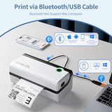 Wireless 4x6 Shipping Label Printer for Packages, Support Android&iPhone and Windows