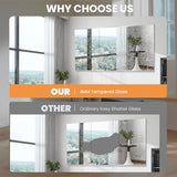 pertetey 95 x 40 in Home Gym Mirrors, Frameless, 2-Pack