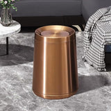 LEASYLIFE 8L/2.1GALbrass Garbage can with Swing lid