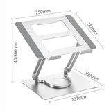 Laptop Stand Aluminum Alloy Heat Dissipation Pole Folding 360 Degree Rotating Office Stand